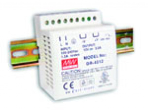 Fonte de alimentação chaveada de saída única 42W para trilho DIN, 12VCC 3.5A