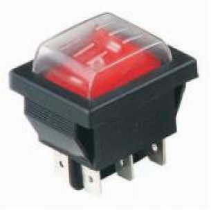 Chave Selada Iluminada RS-201-1C-R 