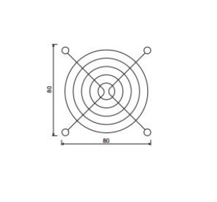 Proteção Metálica (grelha) FG-80