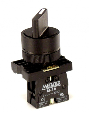 Seletora plástica com knob curto P20SSR3-B-1C