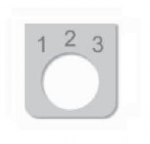 Identificador para chave seletora P20-ID123