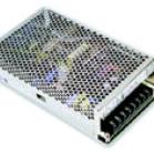 Fonte de alimentação chaveada de saída dupla 126W, 5VCC a 6A, 24VCC a 4A.