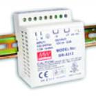 Fonte de alimentação chaveada de saída única 25W para trilho DIN, 5VCC 5A