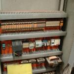 Detalhe interno modificação painel forno