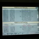 tela Historicos Alarmes e Eventos