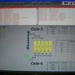Tela de Comando  e Visualizaçâo  Ciclo 5 e 6 da Mogem