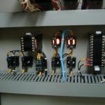 Detalhes montagem Controle Reaproveitamento de calor em um painel de forno