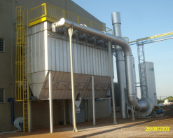 SISTEMA FILTRO MANGAS DEPURAÇÃO DE GASES